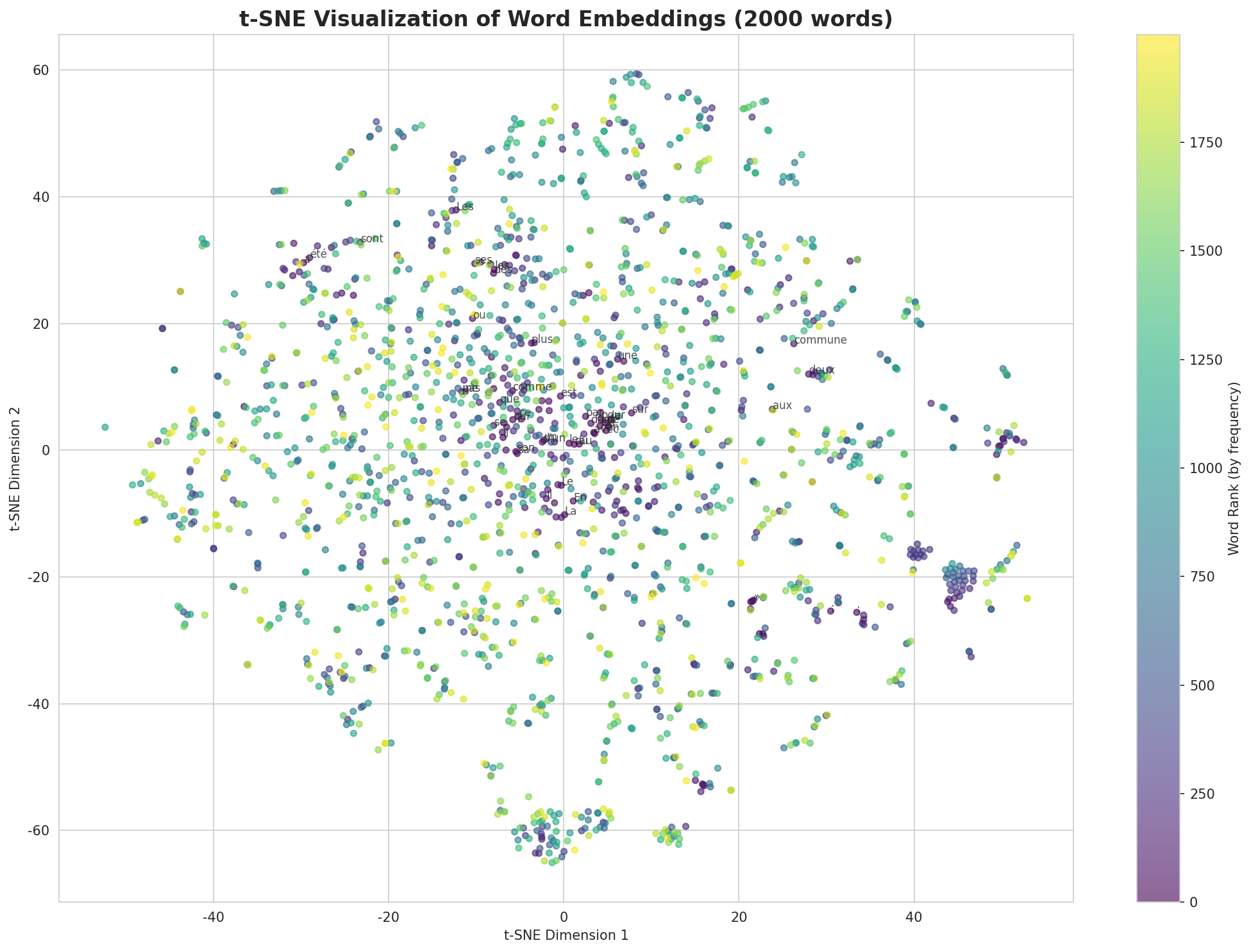 t-SNE Words
